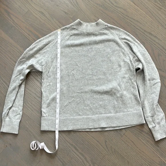 Everlane Crew Neck Sweater 100% Cotton Gray S - Picture 7 of 7